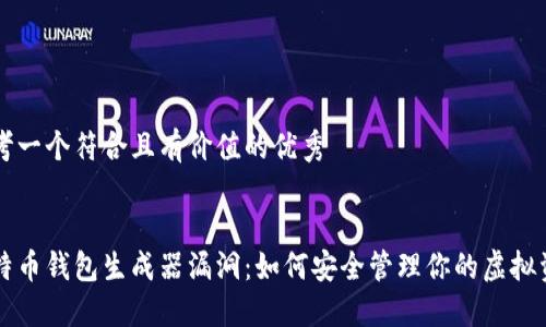 思考一个符合且有价值的优秀


比特币钱包生成器漏洞：如何安全管理你的虚拟资产