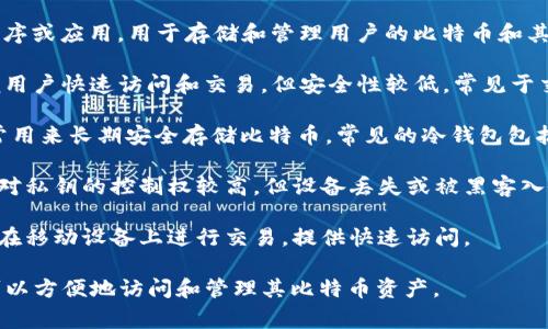 比特币钱包通常被称为“比特币钱包”，它是一种软件程序或应用，用于存储和管理用户的比特币和其他加密货币。根据使用方式的不同，可以分为几种类型：

1. **热钱包（Hot Wallet）**：这种钱包是在线的，方便用户快速访问和交易，但安全性较低。常见于交易所或移动应用。
   
2. **冷钱包（Cold Wallet）**：这种钱包是离线的，通常用来长期安全存储比特币。常见的冷钱包包括硬件钱包（如Ledger、Trezor）和纸钱包。

3. **桌面钱包**：一种安装在电脑上的软件钱包，用户对私钥的控制权较高，但设备丢失或被黑客入侵时存在风险。

4. **手机钱包**：一种在手机上运行的应用，方便用户在移动设备上进行交易，提供快速访问。

比特币钱包的目标是将用户的私钥安全地存储，以便可以方便地访问和管理其比特币资产。