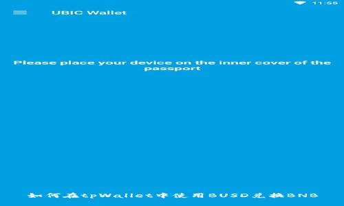 如何在tpWallet中使用BUSD兑换BNB