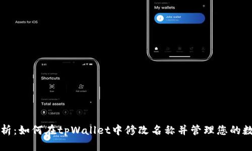 全面解析：如何在tpWallet中修改名称并管理您的数字资产