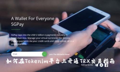 如何在Tokenim平台上开通TRX交易指南