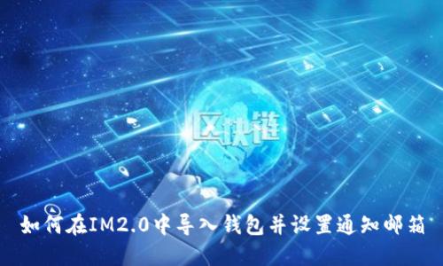 如何在IM2.0中导入钱包并设置通知邮箱