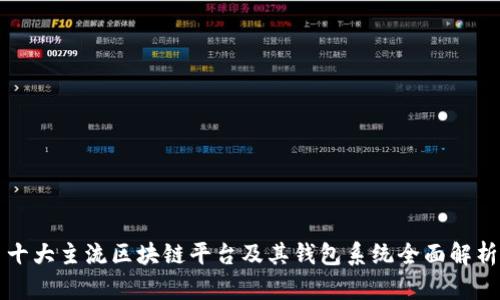 十大主流区块链平台及其钱包系统全面解析